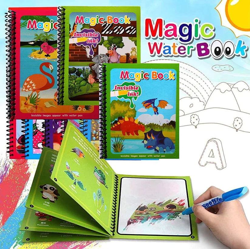 Reusable Magic Water Painting Book 🎨 (Buy 1 Get 4)
