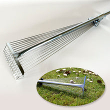 115 - 152 CM Rake for Gardening, Stainless Steel Telescopic Garden Rake for Quick Clean Up of Lawn and Yard, Adjustable Rake Claws Spacing Garden Broom with Long Handle for Clean Leaves (MOQ : - 12 pc) - homeshop24.in - Best Price & Offers