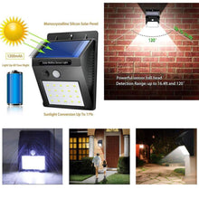 213 Solar Security Led Night Light For Home Outdoorgarden Wall (Black) (20 - led Lights) - HomeShop24 - Your Home of Quality Finds | Homeshop24.in - Best Price & Offers