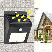 213 Solar Security Led Night Light For Home Outdoorgarden Wall (Black) (20 - led Lights) - HomeShop24 - Your Home of Quality Finds | Homeshop24.in - Best Price & Offers