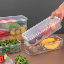 3 Fridge Storage Container, Fridge Organizer with Lid Stackable Fridge Storage Containers Plastic Freezer Storage Containers for Fish, Meat, Vegetables, Fruits, Pack of 3pcs, 1500ML Approx - homeshop24.in - Best Price & Offers