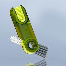 3 - in - 1 Multifunctional Bottle & Cup Cleaning Brush – Lid & Cover Scrubber for Kitchen (1 Pc) - homeshop24.in - Best Price & Offers