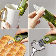 3 - in - 1 Multifunctional Bottle & Cup Cleaning Brush – Lid & Cover Scrubber for Kitchen (1 Pc) - homeshop24.in - Best Price & Offers