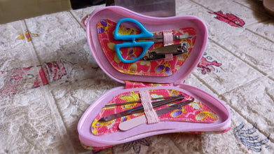 5 IN 1 Stainless Steel Professional Manicure Set, Nail Cutter For Women, Nail Scissors, Luxury Grooming Kit - homeshop24.in - Best Price & Offers