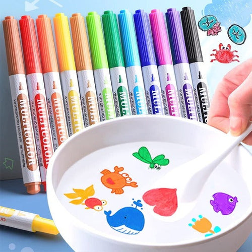 Magic Water Pen 12 Colors Set