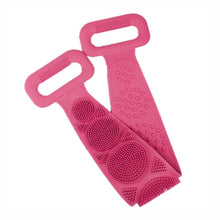 7275 Silicone Body Back Scrubber Double Side Bathing Brush For Skin Deep Cleaning - HomeShop24 - Your Home of Quality Finds | Homeshop24.in - Best Price & Offers