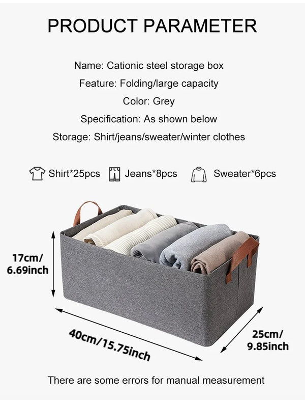 Multi-functional Folding Wardrobe Clothes Organizer (Pack of 3)