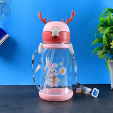 Cute Cartoon Water Bottle Approx 450ml (1 Pc) - HomeShop24 - Your Home of Quality Finds | Homeshop24.in - Best Price & Offers