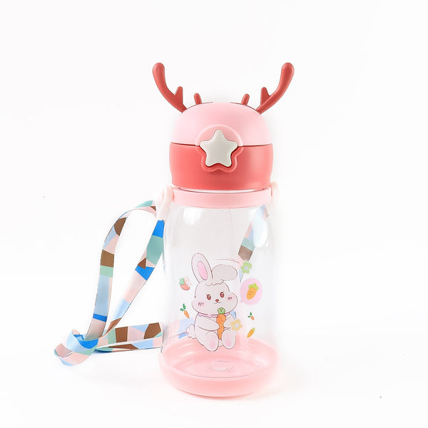 Cute Cartoon Water Bottle Approx 450ml (1 Pc) - HomeShop24 - Your Home of Quality Finds | Homeshop24.in - Best Price & Offers