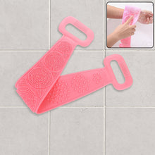 Eco - Friendly Silicone Shower Brush & Back Scrubber Towel - homeshop24.in - Best Price & Offers
