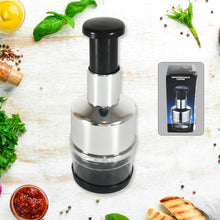 Food Cutter, Multifunctional Stainless Steel Blade Onion Cutter Food Vegetable Cutting Tool Home Kitchen Accessory, Vegetable Onions Garlic Nuts Salads Hand Chopper Kitchen - homeshop24.in - Best Price & Offers