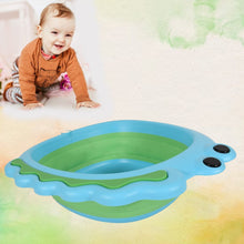Frog Shape Foldable Baby Wash Basin, Space - Saving Lightweight Face Washing Tub (33×31cm / 1 Pc) - HomeShop24 - Your Home of Quality Finds | Homeshop24.in - Best Price & Offers