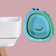 Frog Shape Foldable Baby Wash Basin, Space - Saving Lightweight Face Washing Tub (33×31cm / 1 Pc) - HomeShop24 - Your Home of Quality Finds | Homeshop24.in - Best Price & Offers