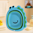 Frog Shape Foldable Baby Wash Basin, Space - Saving Lightweight Face Washing Tub (33×31cm / 1 Pc) - HomeShop24 - Your Home of Quality Finds | Homeshop24.in - Best Price & Offers