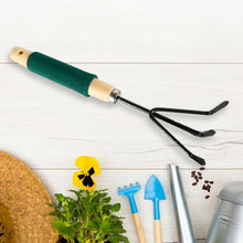 Gardening Tools - Hand Cultivator, Trowel, Heavy Duty with Ergonomic Wooden Handle for Transplanting and Digging (3 Pcs Set) - homeshop24.in - Best Price & Offers