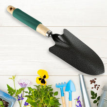 Gardening Tools - Hand Cultivator, Trowel, Heavy Duty with Ergonomic Wooden Handle for Transplanting and Digging (3 Pcs Set) - homeshop24.in - Best Price & Offers