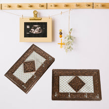 Handicraft Meenakari Wooden keyholder | Wall Hanging Key Holder Style for Your Home Decor & Gift Keys Stand for Entryway, Kitchen, Office, Bedroom Decorative Keys Organizer keyholder (2 Pc Set) - HomeShop24 - Your Home of Quality Finds | Homeshop24.in - Best Price & Offers