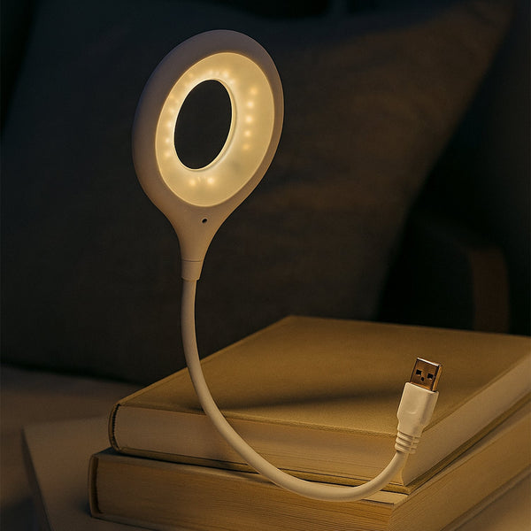 LED USB Light for Laptop, 16 LED Night Lights for Bedroom, Lightweight Small LED Reading Light Lamp with Flexible Neck, Desk Light for Home, Travel, Study, Office (1 Pc) - homeshop24.in - Best Price & Offers