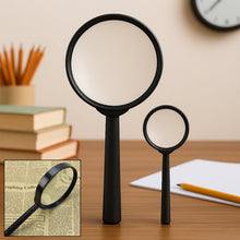 Magnifying glass Lens - reading aid made of glass - real glass magnifying glass that can be used on both sides - glass breakage - proof magnifying glass, Protect Eyes, 90mm & 60mm (2pc Set) - HomeShop24 - Your Home of Quality Finds | Homeshop24.in - Best Price & Offers