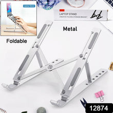 Metal Portable Laptop Stand – 6 - Angle Adjustable Riser for Laptops, Phones & Tablets - HomeShop24 - Your Home of Quality Finds | Homeshop24.in - Best Price & Offers
