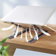 Metal Portable Laptop Stand – 6 - Angle Adjustable Riser for Laptops, Phones & Tablets - HomeShop24 - Your Home of Quality Finds | Homeshop24.in - Best Price & Offers