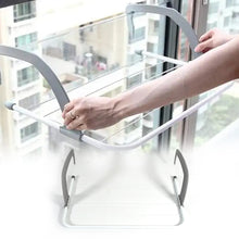 Metal Steel Folding Drying Rack for Clothes Balcony Laundry Hanger for Small Clothes Drying Hanger Metal Clothes Drying Stand, Socks and Plant Storage Holder Outdoor / Indoor Clothes - Towel Drying Rack Hanging on The Door Bathroom - HomeShop24 - Your Home of Quality Finds | Homeshop24.in - Best Price & Offers