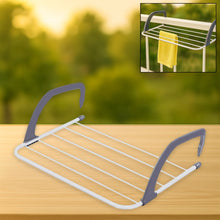 Metal Steel Folding Drying Rack for Clothes Balcony Laundry Hanger for Small Clothes Drying Hanger Metal Clothes Drying Stand, Socks and Plant Storage Holder Outdoor / Indoor Clothes - Towel Drying Rack Hanging on The Door Bathroom - HomeShop24 - Your Home of Quality Finds | Homeshop24.in - Best Price & Offers