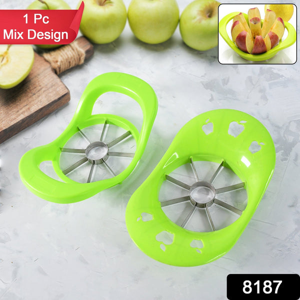 Multi Purpose Fruit Slicer Apple Cutter Regular With 8 Stainless Steel Blades Apple Slicer (1 Pc) - HomeShop24 - Your Home of Quality Finds | Homeshop24.in - Best Price & Offers