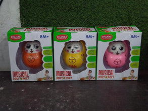 Musical Roly Poly Toys for Baby | Push and Shake Wobbling Toy with Music | Tumbler Doll Toy for Babies | Sound Balancing Doll Toys for Baby Boys, Girls 8+ Months Multicolor (1 Pc) - HomeShop24 - Your Home of Quality Finds | Homeshop24.in - Best Price & Offers