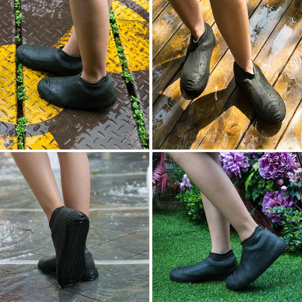 Non - Slip Silicone Rain Reusable Anti skid Waterproof Fordable Boot Shoe Cover ( Large ) - HomeShop24 - Your Home of Quality Finds | Homeshop24.in - Best Price & Offers