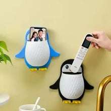 Penguin Storage Box, Adhesive Remote Case, Electric Toothbrushes Holder, Universal Controller Holder, Wall Nightstand, Office Plastic Wall Mount - HomeShop24 - Your Home of Quality Finds | Homeshop24.in - Best Price & Offers