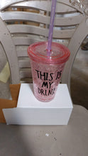 Plastic Creative Cold Drink Cup, Reusable Tea Coffee Tumbler with Lid and Straw, Double Wall Plastic Drinking Sport Bottle, Travel Tumbler - homeshop24.in - Best Price & Offers