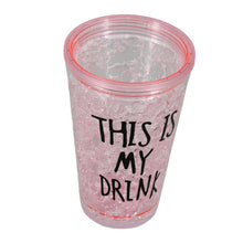 Plastic Creative Cold Drink Cup, Reusable Tea Coffee Tumbler with Lid and Straw, Double Wall Plastic Drinking Sport Bottle, Travel Tumbler - homeshop24.in - Best Price & Offers