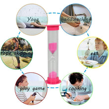 Plastic Hourglass Sand Timer Set – 3 - Min Sand Clock for Kitchen, Office, School & Kids (5 Pc) - homeshop24.in - Best Price & Offers