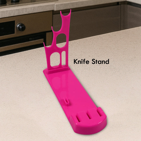 Plastic Kitchen Knife Stand Best Kitchen Knife Stand Multifunction Knife Holder - HomeShop24 - Your Home of Quality Finds | Homeshop24.in - Best Price & Offers