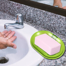Plastic Soap Dish Holder for Bathroom Shower Wall Mounted Self Adhesive Soap Holder Saver Tray - Plastic Sponge Holder for Kitchen Storage Rack Soap Box, Bathroom ,Sabudani - HomeShop24 - Your Home of Quality Finds | Homeshop24.in - Best Price & Offers