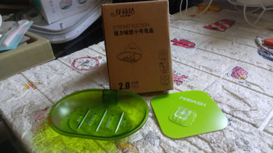 Plastic Soap Dish Holder for Bathroom Shower Wall Mounted Self Adhesive Soap Holder Saver Tray - Plastic Sponge Holder for Kitchen Storage Rack Soap Box, Bathroom ,Sabudani - HomeShop24 - Your Home of Quality Finds | Homeshop24.in - Best Price & Offers