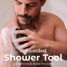 Shower Tool Duo 2 - 1 Shower Loofah Sponge and Exfoliating Body Scrubber for Showering, Easy to Clean, Easy to Dry, With Dori Easy to Hanging, Easy to Grip - homeshop24.in - Best Price & Offers