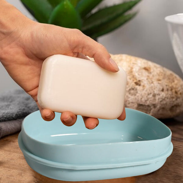 Soap Container, Soap Box Household Kitchen and Bathroom Can Use PP Material Drain Box, Soap Dish, for Bathroom Shower Home Outdoor Camping ,Sabudani (1 Pc) - HomeShop24 - Your Home of Quality Finds | Homeshop24.in - Best Price & Offers