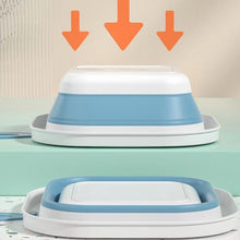 Space - Saving Foldable Baby Wash Basin, Lightweight & Easy to Clean for Home (28×28 Cm) - HomeShop24 - Your Home of Quality Finds | Homeshop24.in - Best Price & Offers