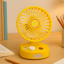 USB - C Type Rechargeable Portable Fan With LED Light Heavy Duty Motor & Foldable Fan With Charging Port Home, Outdoor, Temple - HomeShop24 - Your Home of Quality Finds | Homeshop24.in - Best Price & Offers