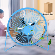 USB Table Desk Personal Metal Electronic Fan, Compatible with Computers, Laptops, Student Dormitory, Suitable For Office, School Use (1 Pc) - homeshop24.in - Best Price & Offers