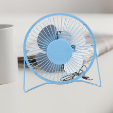 USB Table Desk Personal Metal Electronic Fan, Compatible with Computers, Laptops, Student Dormitory, Suitable For Office, School Use (1 Pc) - homeshop24.in - Best Price & Offers