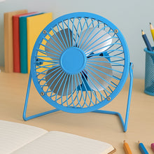 USB Table Desk Personal Metal Electronic Fan, Compatible with Computers, Laptops, Student Dormitory, Suitable For Office, School Use (1 Pc) - homeshop24.in - Best Price & Offers