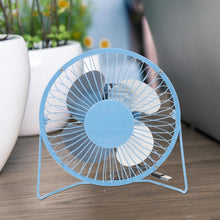 USB Table Desk Personal Metal Electronic Fan, Compatible with Computers, Laptops, Student Dormitory, Suitable For Office, School Use (1 Pc) - homeshop24.in - Best Price & Offers