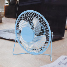 USB Table Desk Personal Metal Electronic Fan, Compatible with Computers, Laptops, Student Dormitory, Suitable For Office, School Use (1 Pc) - homeshop24.in - Best Price & Offers