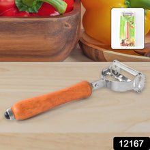 Vegetable And Fruit Peeler With Wooden Handle (1 Pc) - HomeShop24 - Your Home of Quality Finds | Homeshop24.in - Best Price & Offers