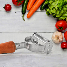 Vegetable And Fruit Peeler With Wooden Handle (1 Pc) - HomeShop24 - Your Home of Quality Finds | Homeshop24.in - Best Price & Offers