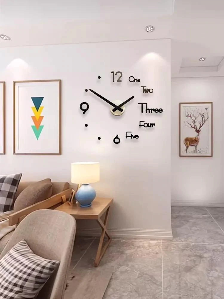 Stylish 3D Wall Clock
