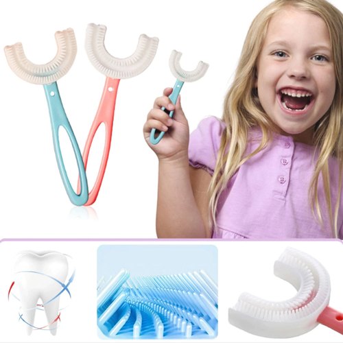 360° Kids U-Shaped Toothbrush
